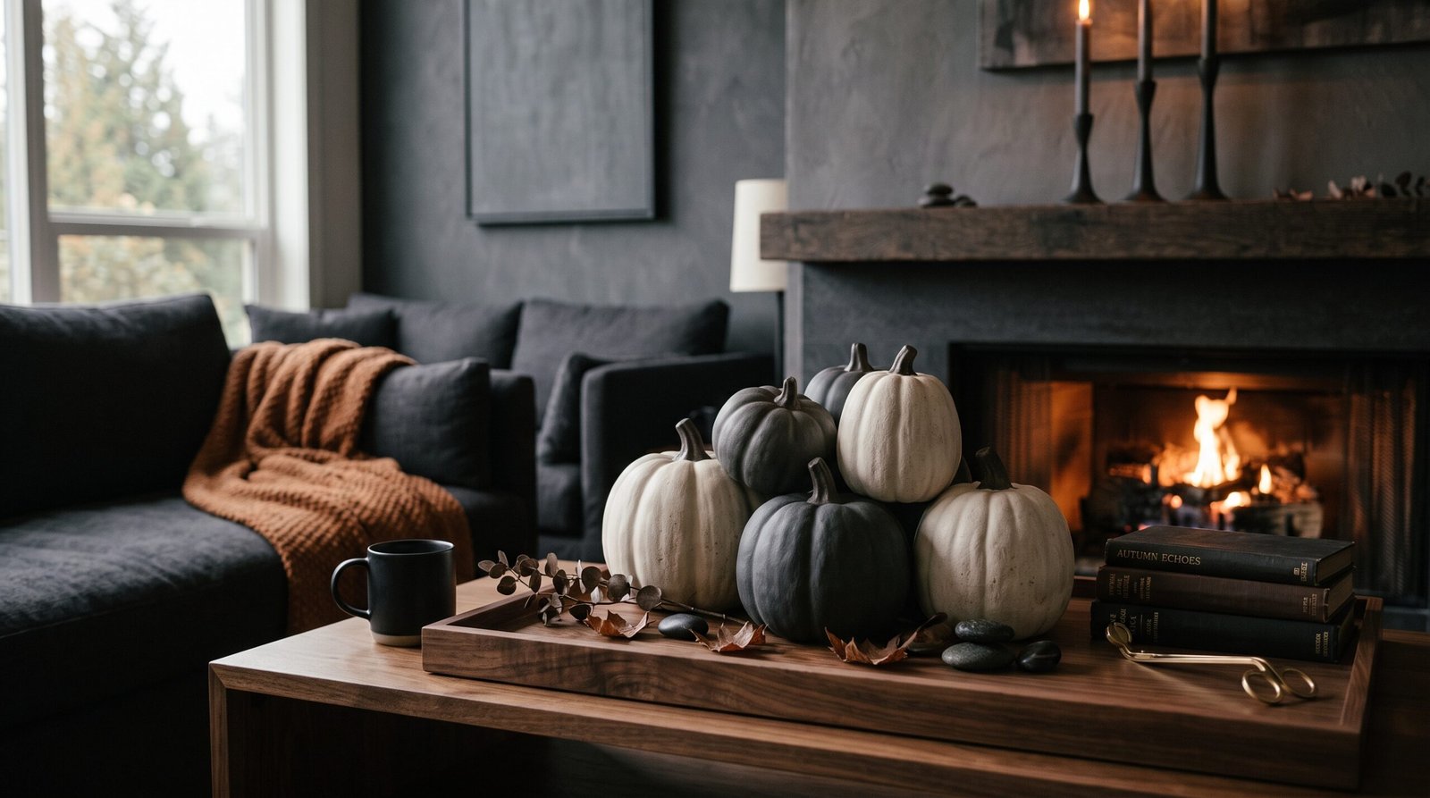 Ceramic and stoneware pumpkins for classy halloween decor ideas