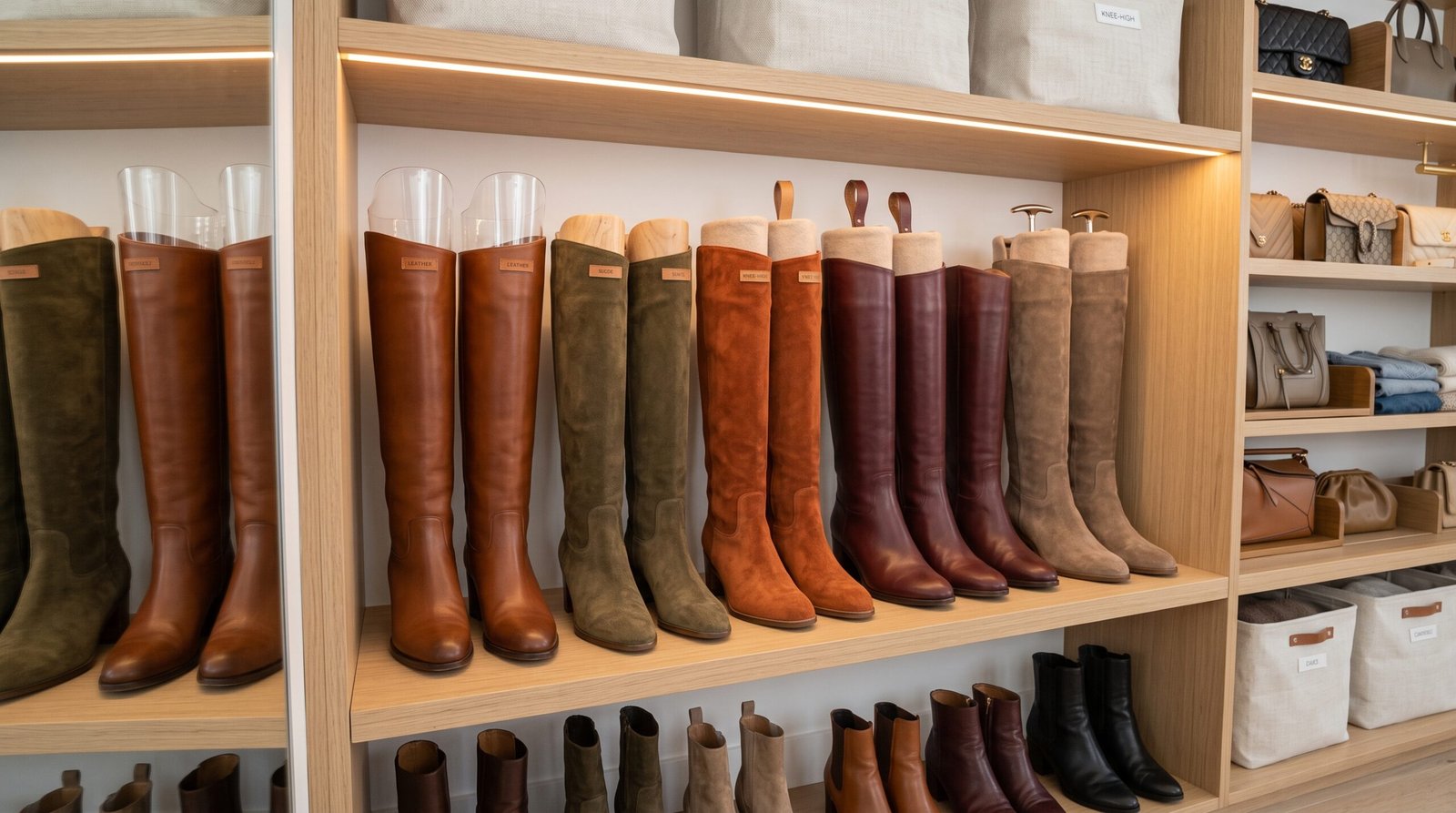 Tall boot shaper inserts for transition your wardrobe from summer to fall