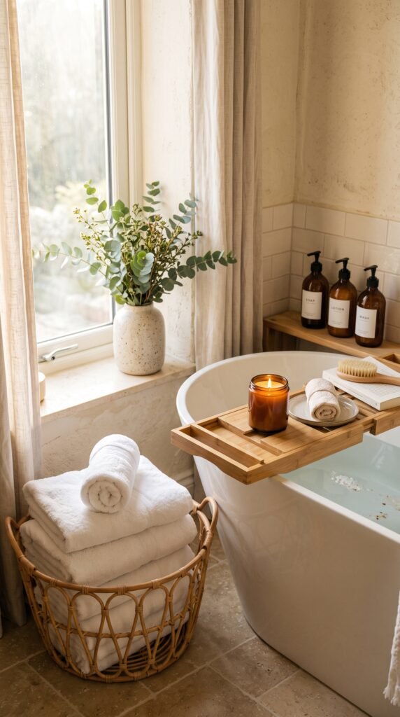 7 Aesthetic Bathroom Decor Ideas to Create a Spa-Like Oasis Gemini Generated Image Fvxhtifvxhtifvxh 572x1024