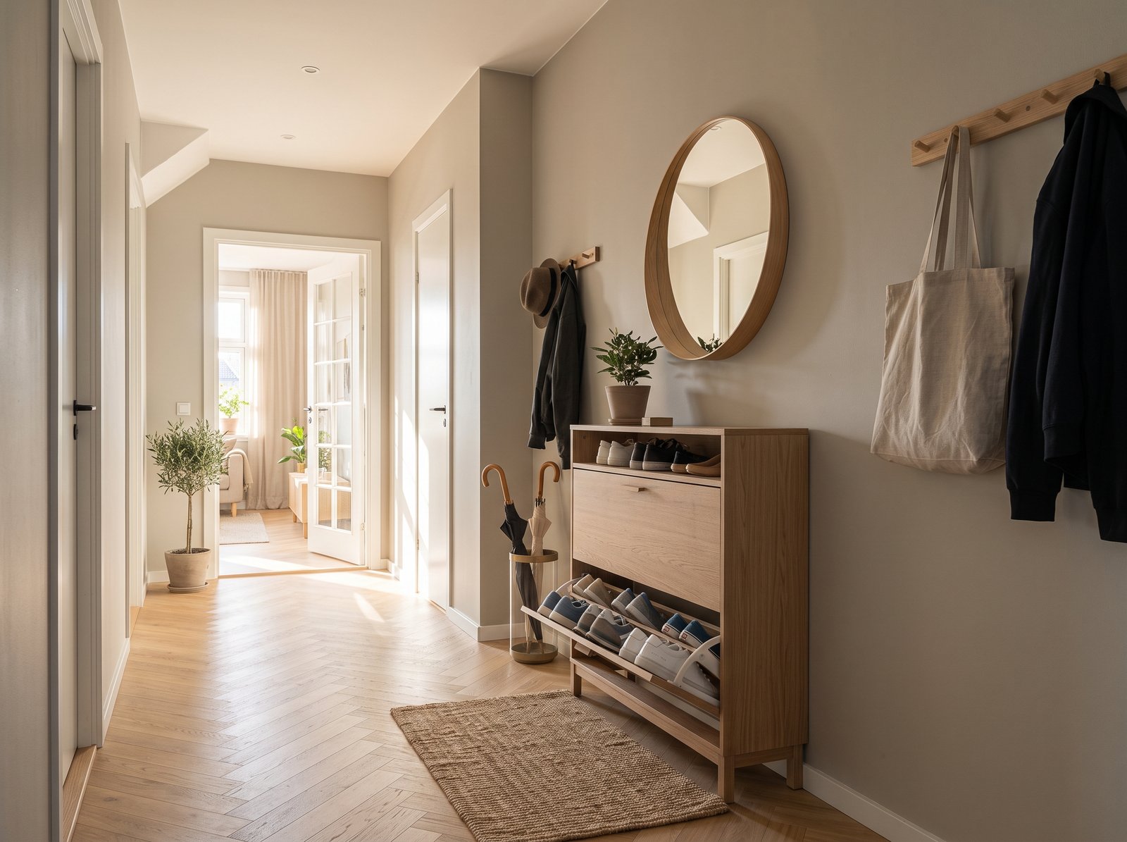 Ultra slim shoe cabinet narrow hallway storage ideas