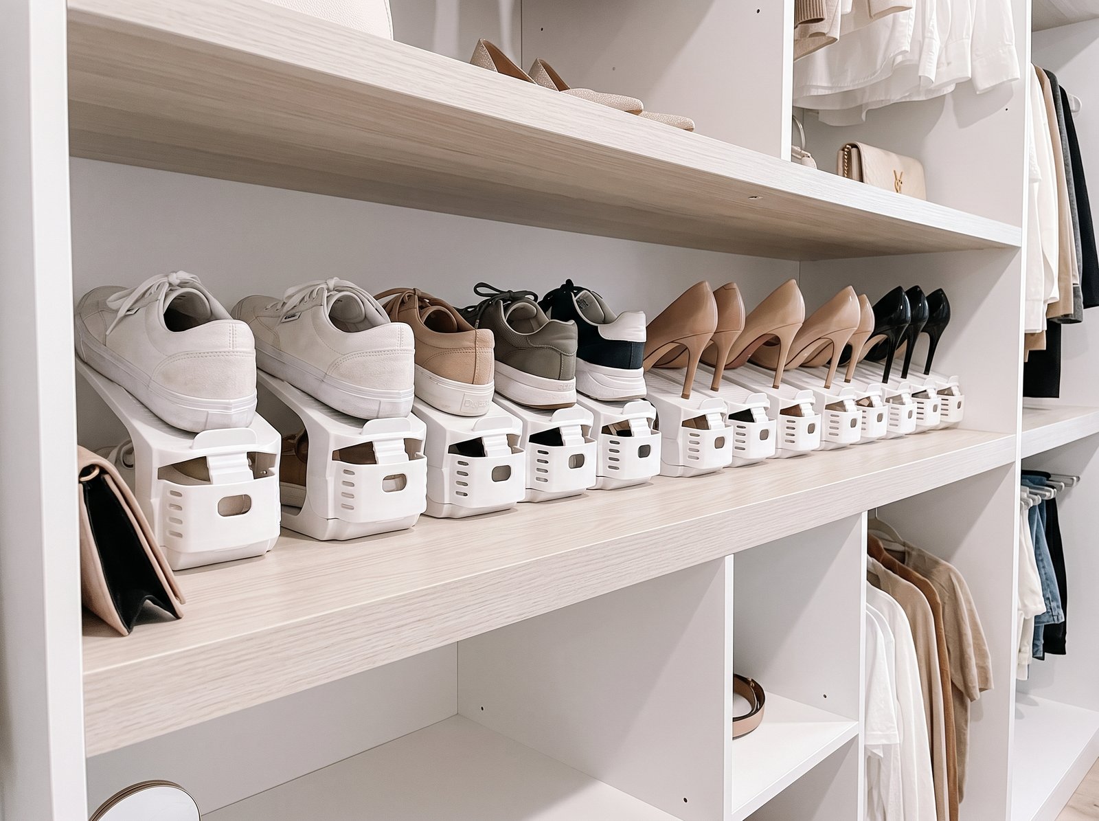 Adjustable shoe slots for amazon home organization finds under $30