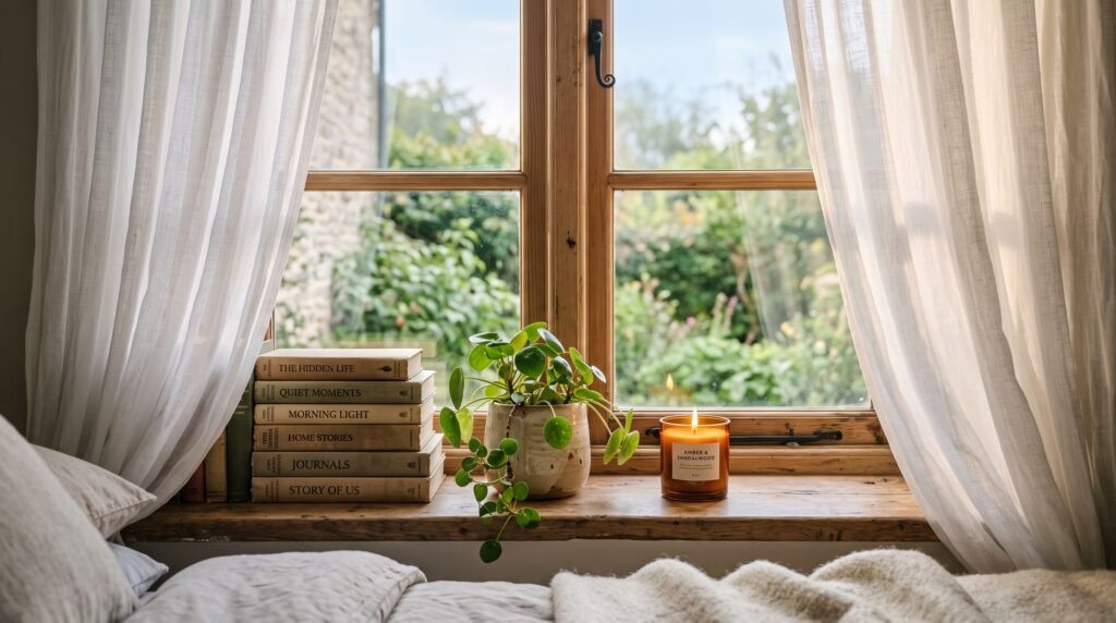 cozy bedroom window sill styling ideas to try
