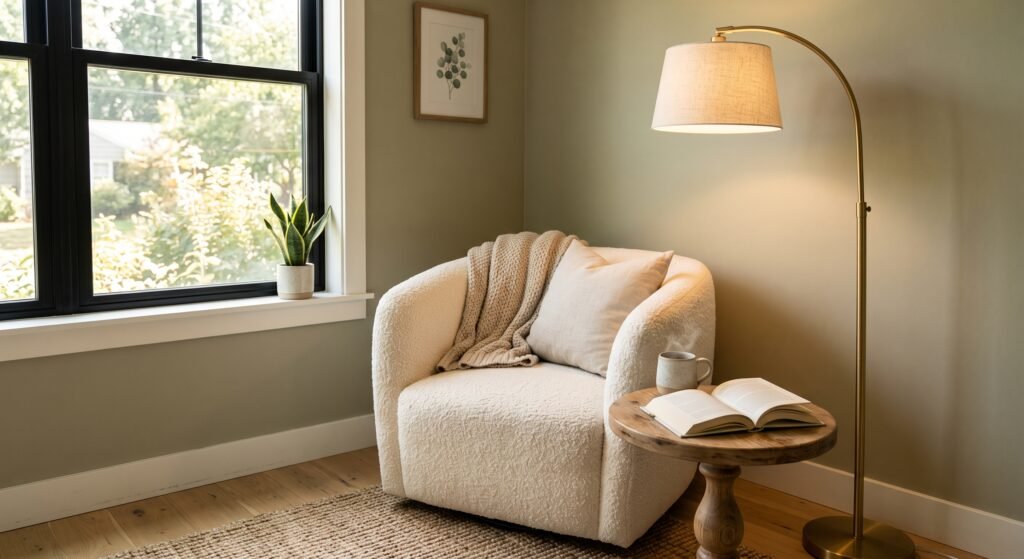 cozy reading nook setup ideas for empty corners