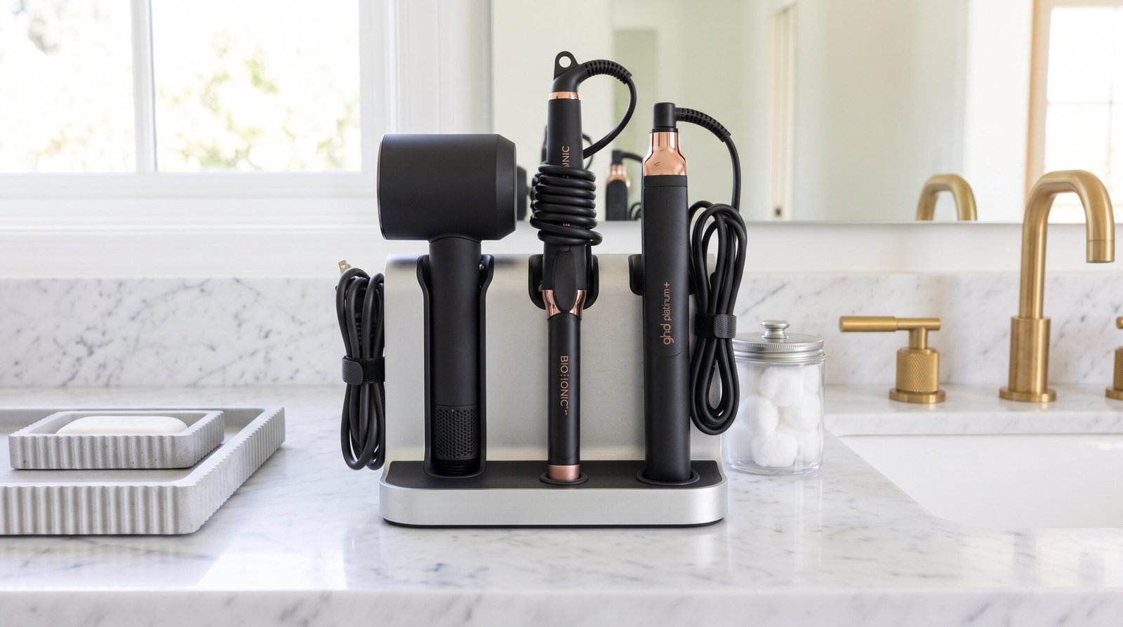 amazon bathroom counter organizers you need heat resistant hair tool station