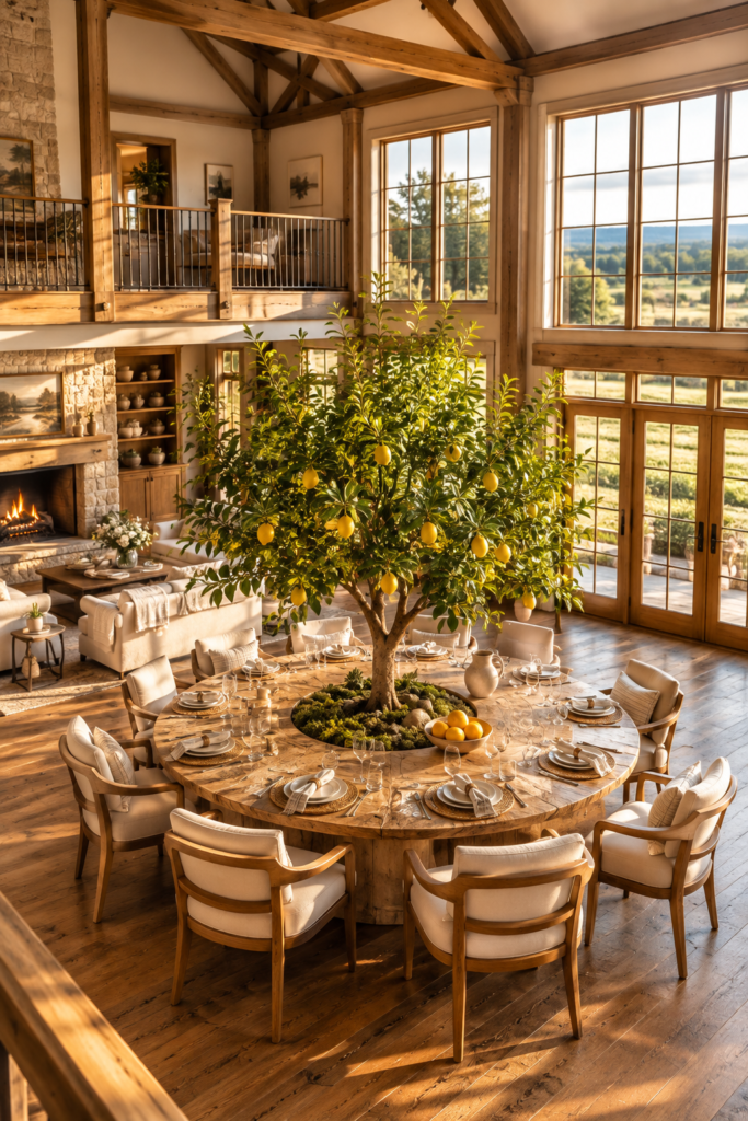 8 dreamy indoor tree ideas for dining room spaces