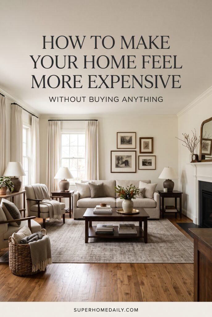 How to make your home feel more expensive without buying anything