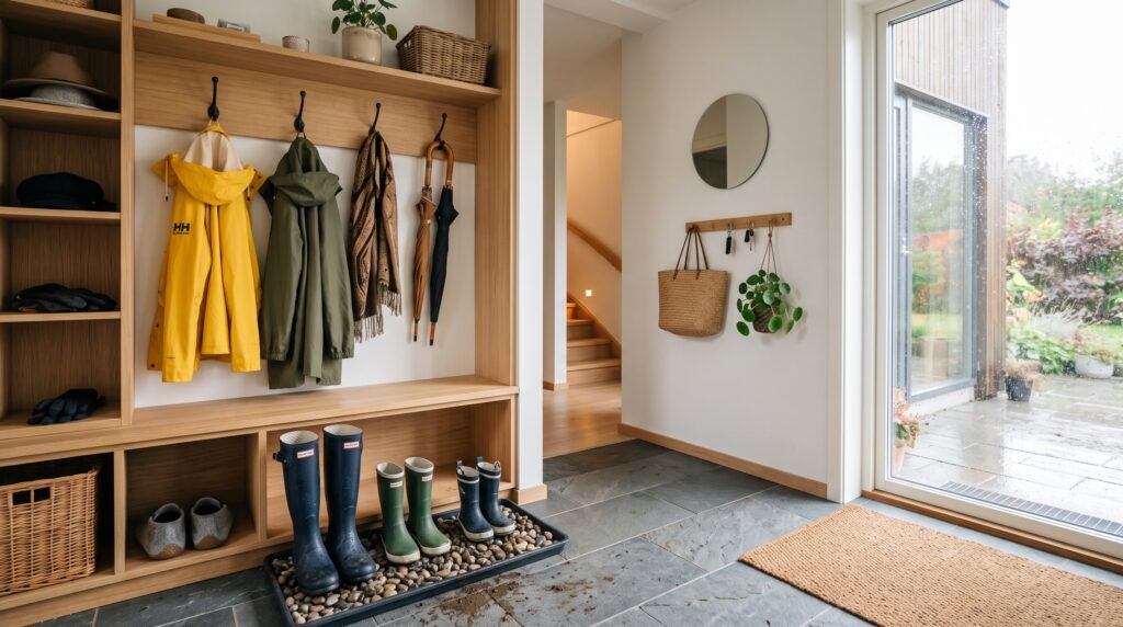 10 modern mudroom organization ideas for rainy and cold days