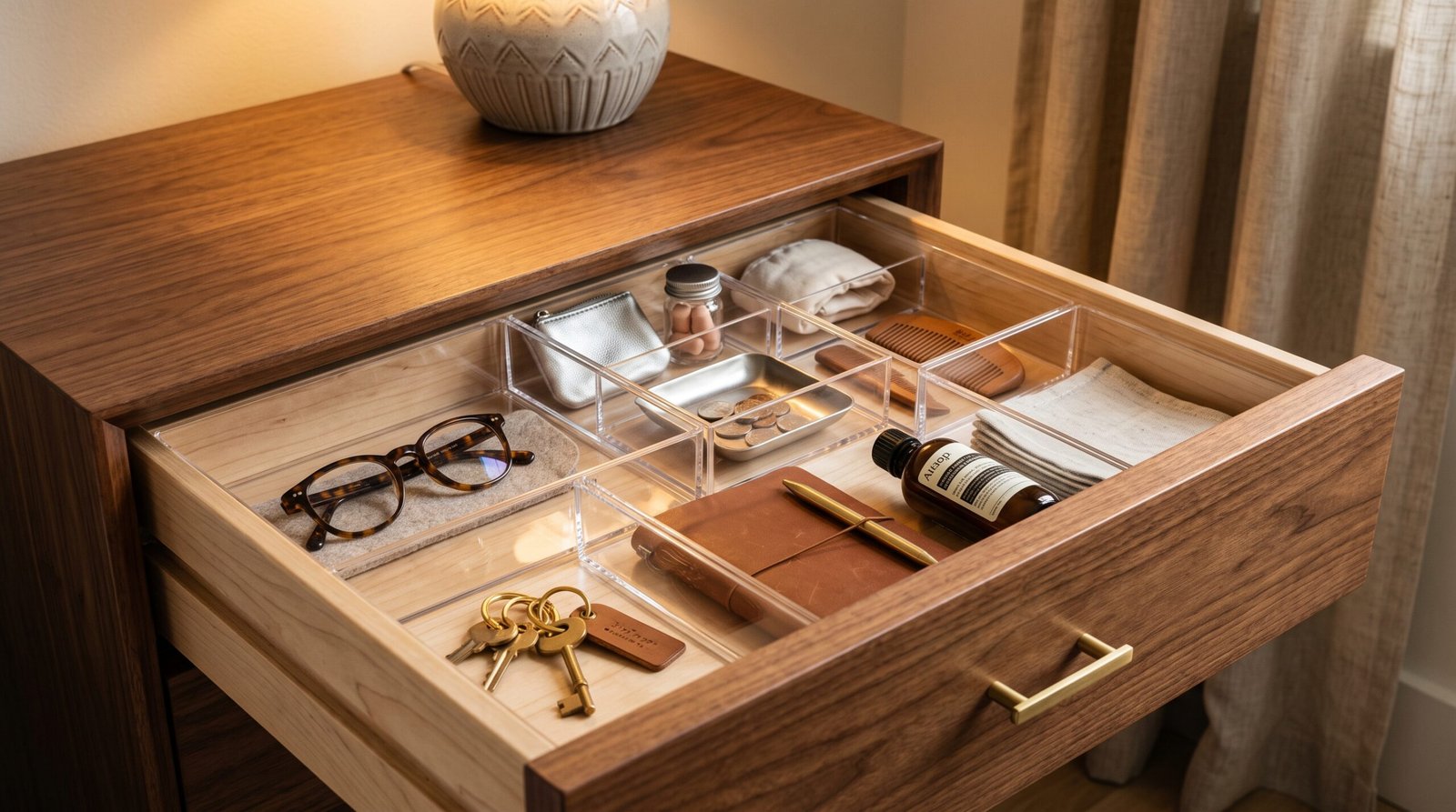 clear acrylic organizers on amazon for tidy drawers modular bins