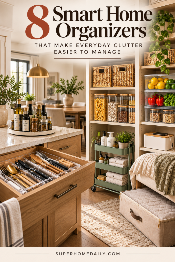 8 smart home organizers that make everyday clutter easier to manage