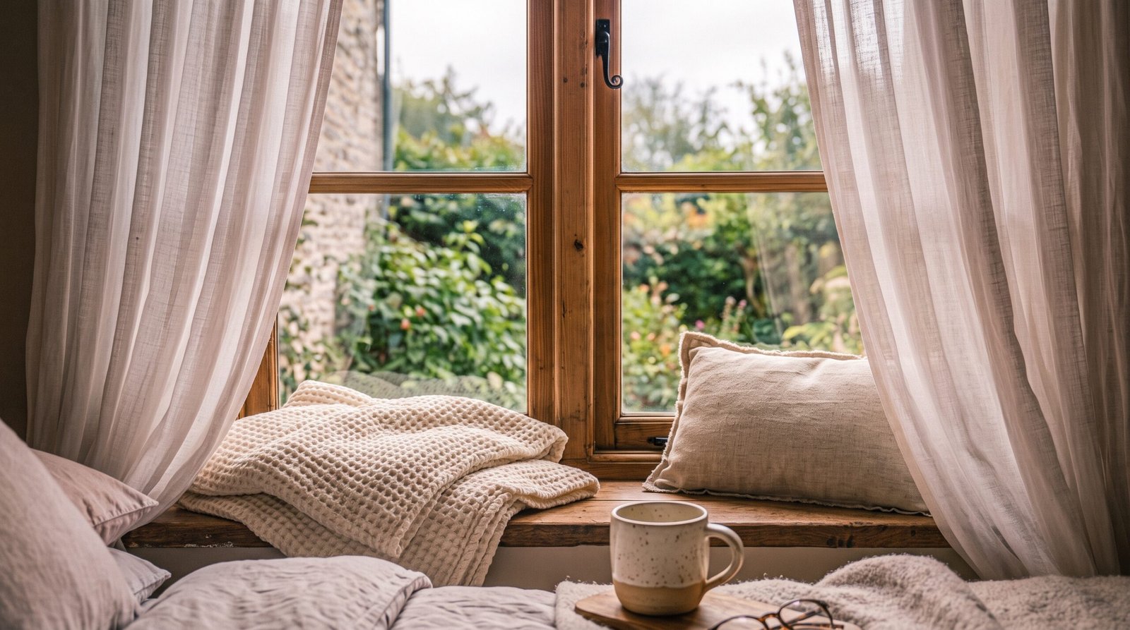 cozy bedroom window sill styling ideas to try throw blanket