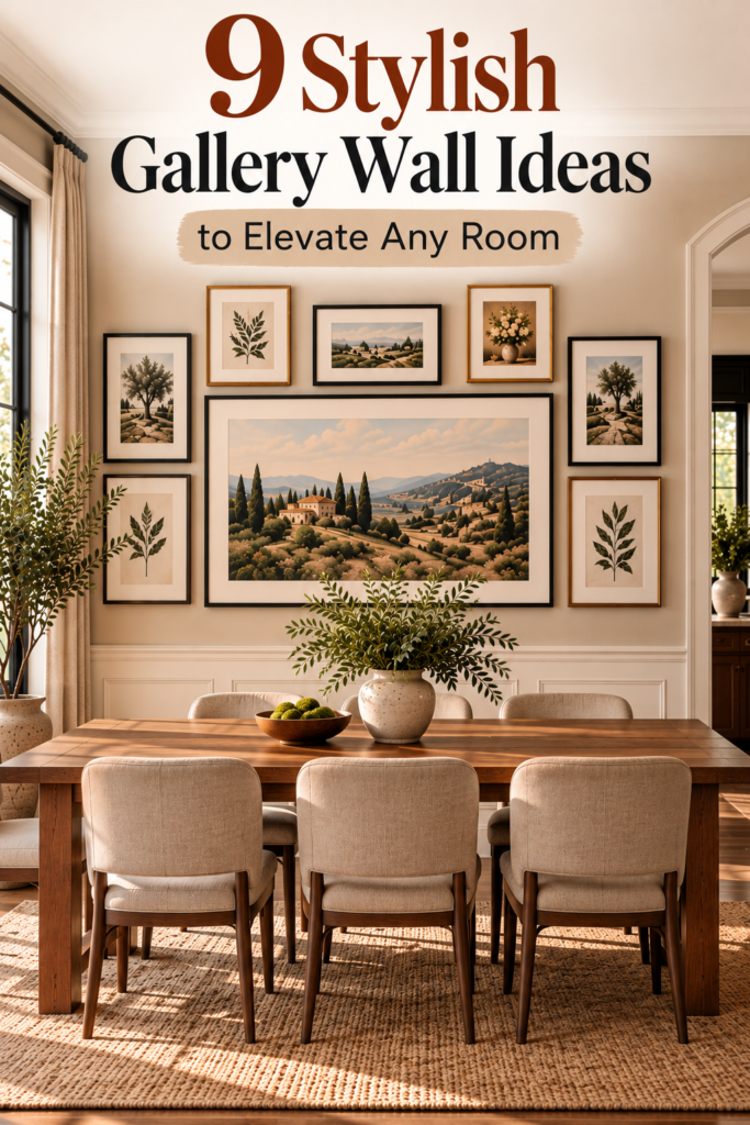 9 beautiful gallery wall layout ideas for awkward empty walls