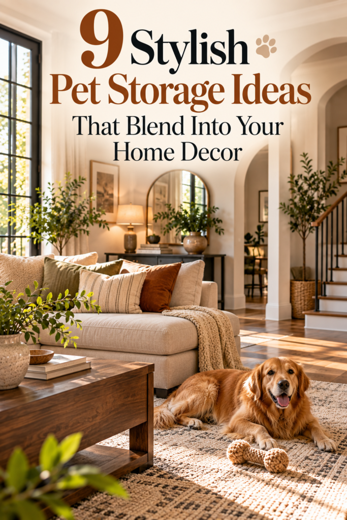 9 stylish pet storage ideas that blend into your home decor
